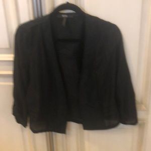 BCbG Paris  black cardigan